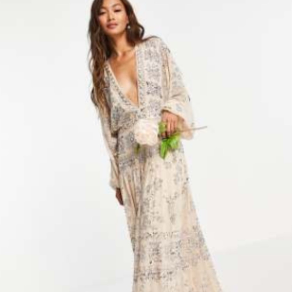 ASOS Audrey Scatter Sequin Bridal Dress